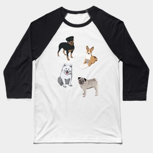 Dogs Variety Pack Baseball T-Shirt